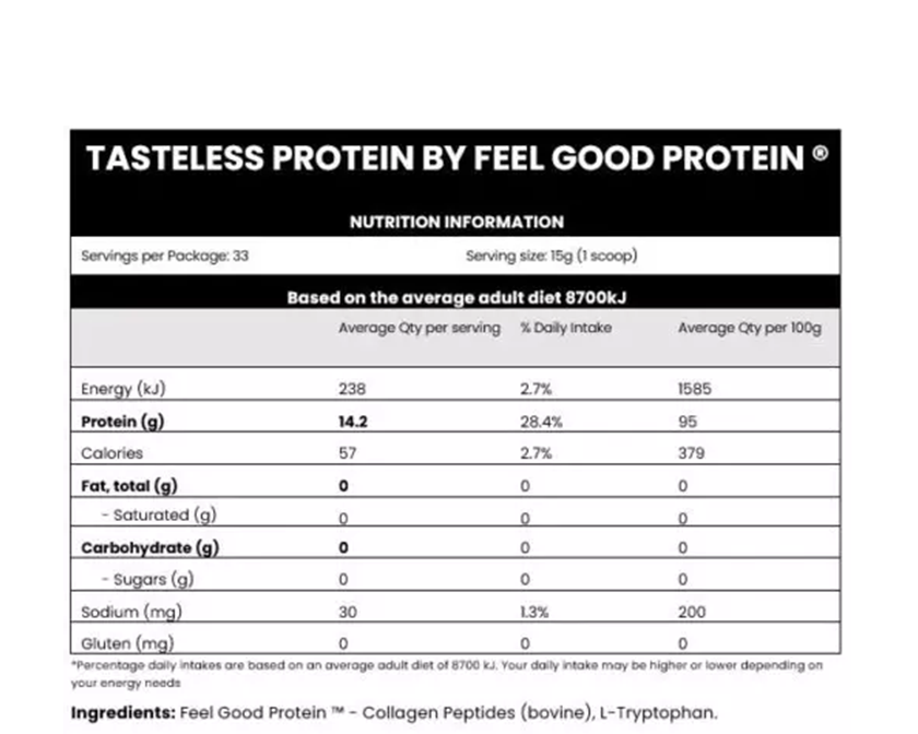 Feel Good Tasteless Collagen 3 Month Subscription