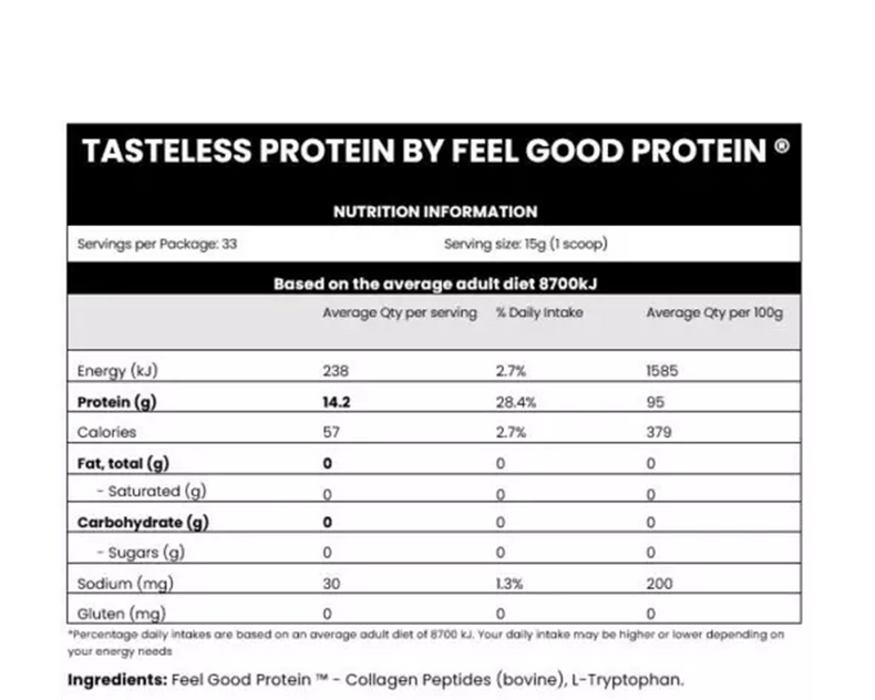 Feel Good Tasteless Collagen 3 Month Subscription