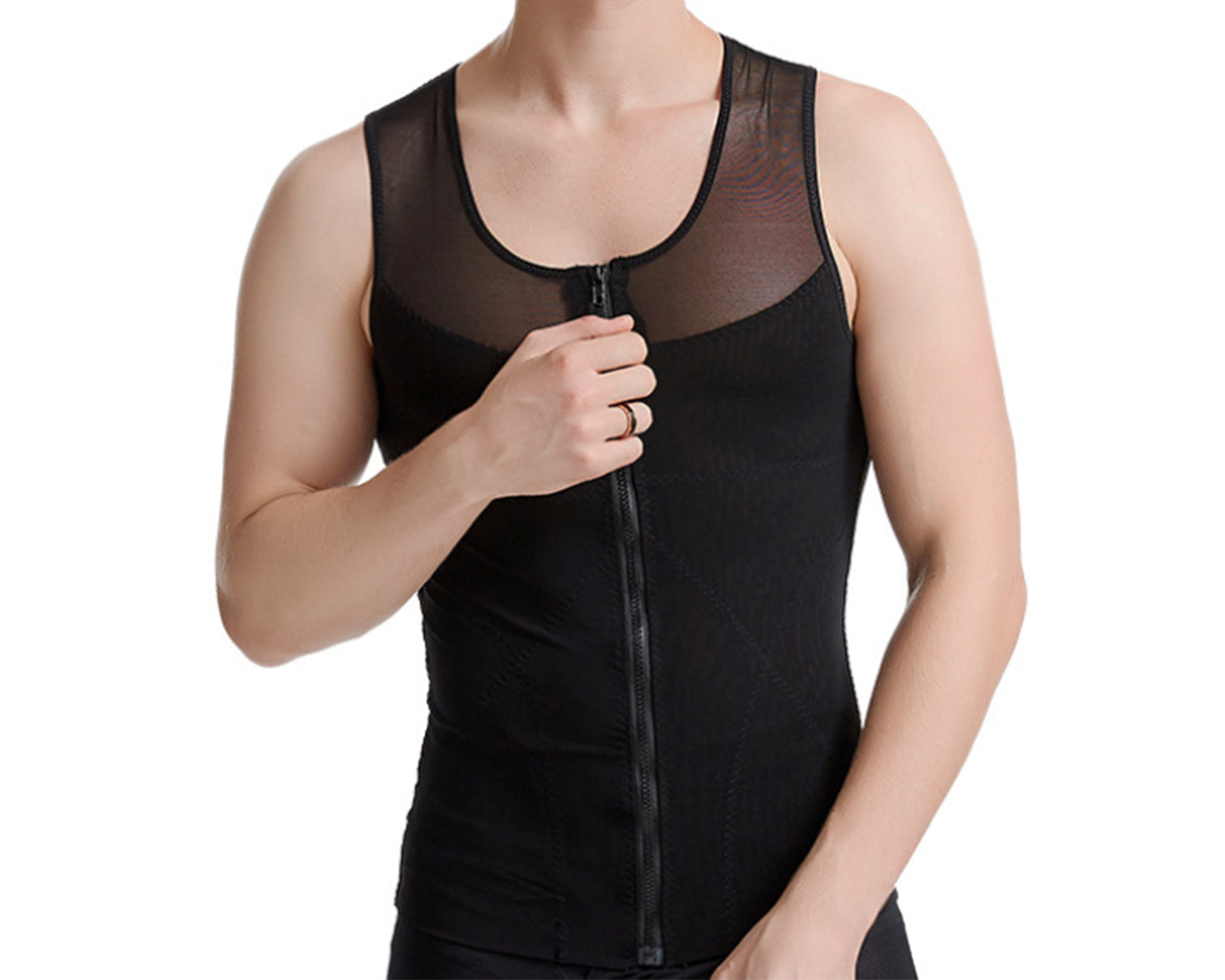 BN Men's Compression Zipper Vest