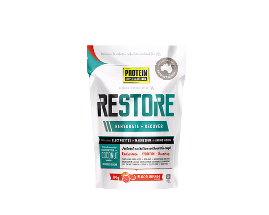 PSA Restore Hydration Powder blood orange flavour 