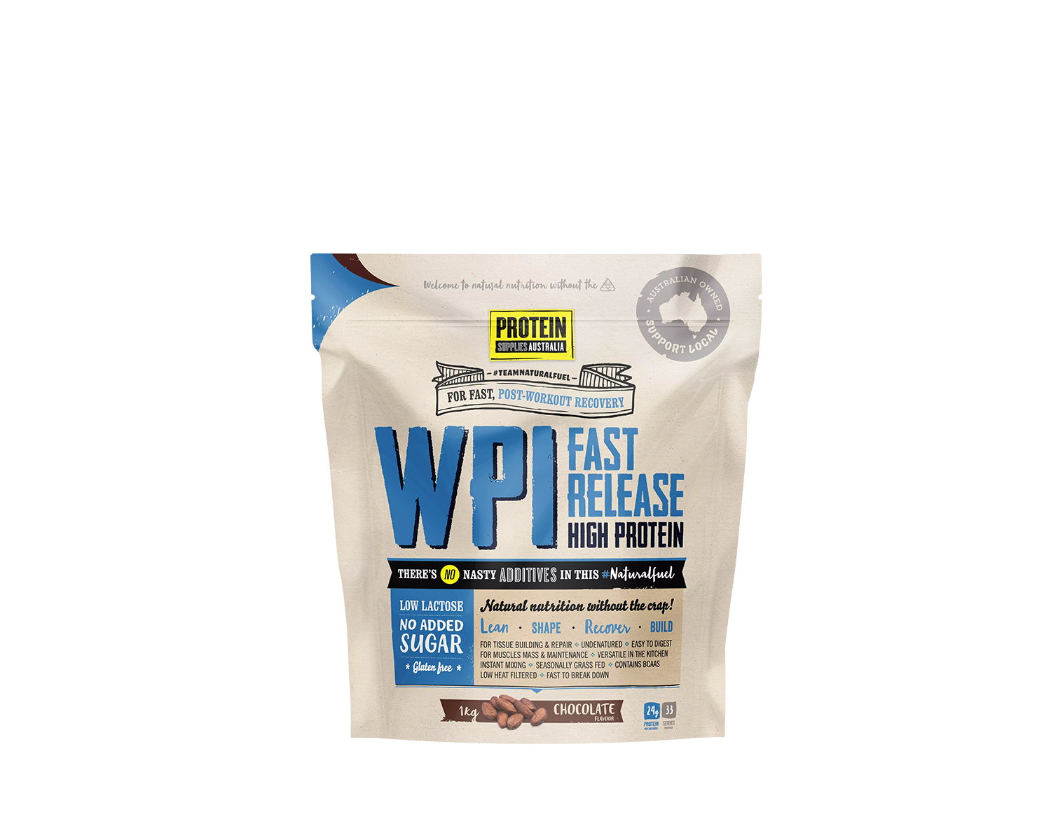 PSA WPI Protein chocolate flavour cover front