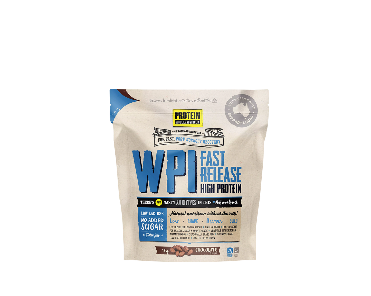 PSA WPI Protein chocolate flavour cover front